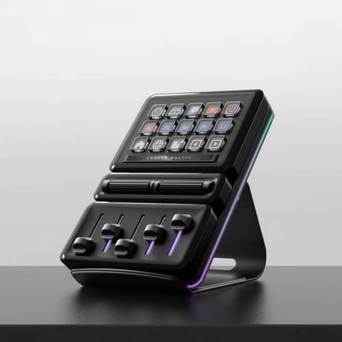 Controlador Streaming Modular Cooler Master MasterHUB Stream Kit 15 Teclas Faders y Rollers USB
