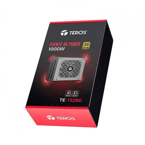Fuente Teros TE-1328G 1000w 80 Plus Gold ATX 3.1 Full Modular Ficha USA