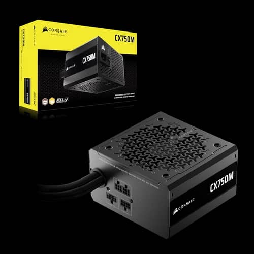 Fuente CORSAIR CX-M Series CX750M 750W ATX 3.1 Cybenetics Bronze Semi-Modular