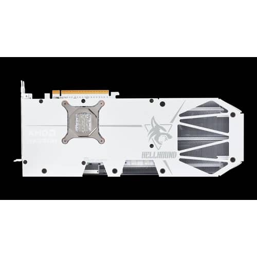 Placa Powercolor Hellhound Spectral White AMD Radeon RX 9070 XT 16GB GDDR6