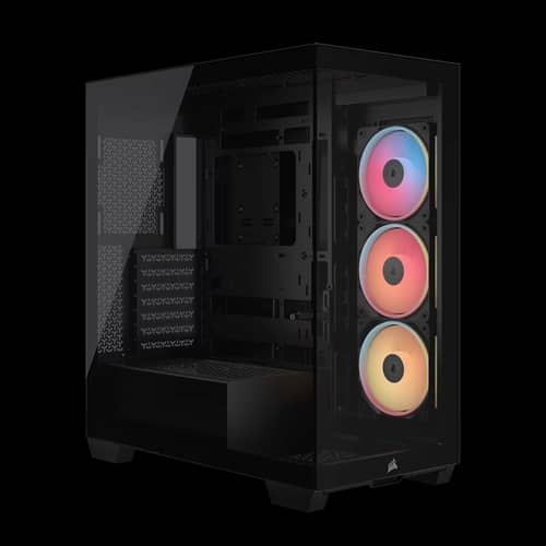 Gabinete CORSAIR 3500X LX-R RGB iCUE LINK Mid Tower Negro
