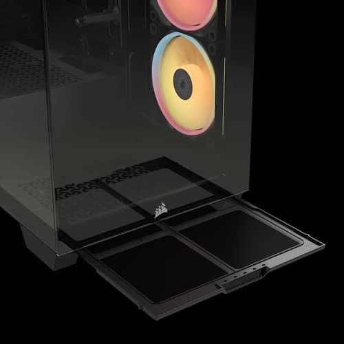 Gabinete CORSAIR 3500X LX-R RGB iCUE LINK Mid Tower Negro