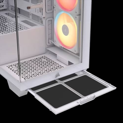 Gabinete CORSAIR 3500X LX-R RGB iCUE LINK Mid Tower Blanco