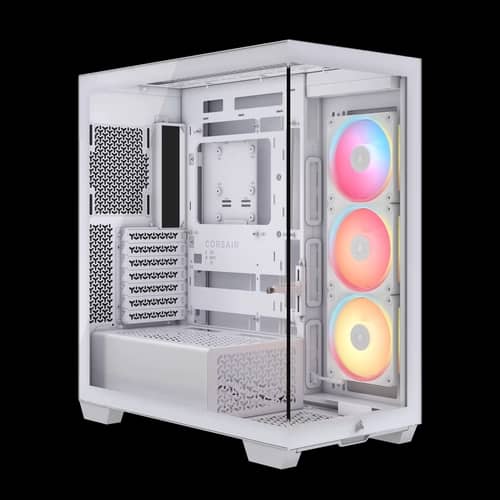Gabinete CORSAIR 3500X LX-R RGB iCUE LINK Mid Tower Blanco
