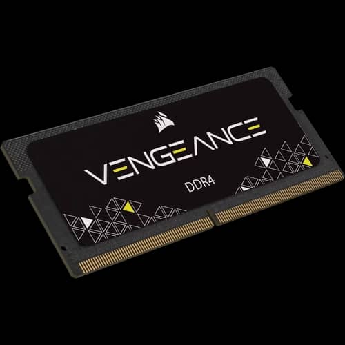 Memoria Ram SODIMM CORSAIR VENGEANCE 16GB DDR4 3200MHz CL22 1.20V Single Negro