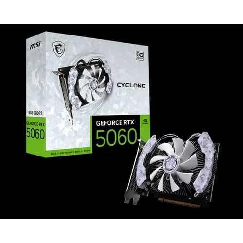 Placa de Video MSI NVIDIA Geforce RTX 5060 8G CYCLONE OC
