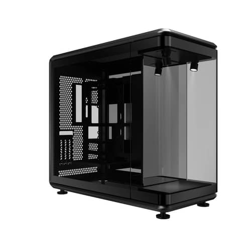 Gabinete Cooler Master MasterFrame 360 Mid Tower Tempered Glass Black s/Fuente