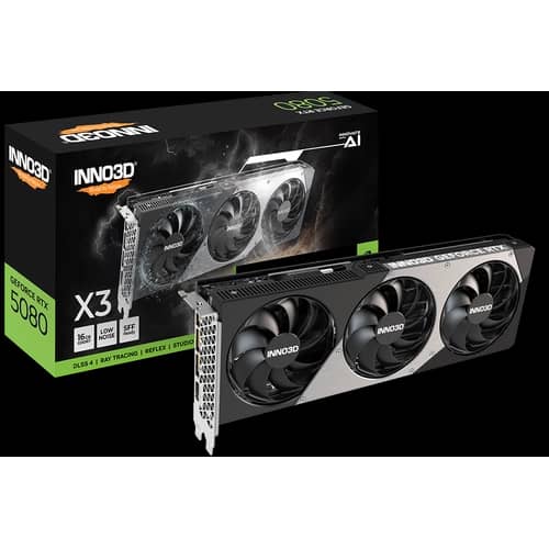 Placa de Video INNO3D NVIDIA Geforce RTX 5080 16GB GDDR7 X3