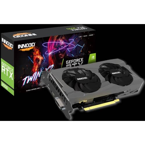 Placa de Video INNO3D NVIDIA Geforce RTX 3050 6GB GDDR6 TWIN X2