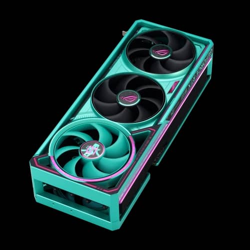 Placa de Video ASUS NVIDIA GeForce ROG ASTRALRTX5080-O16G-GDDR7 HATSUNE MIKU EDITION