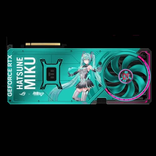 Placa de Video ASUS NVIDIA GeForce ROG ASTRALRTX5080-O16G-GDDR7 HATSUNE MIKU EDITION