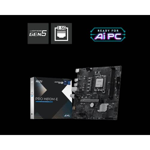 Motherboard MSI PRO H810M-E LGA 1851 DDR5