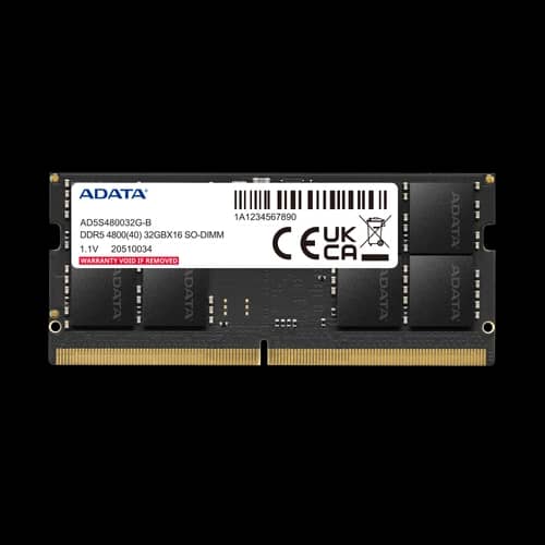 Memoria Ram SODIMM ADATA 16GB DDR5 4800MHz CL40 1.1V