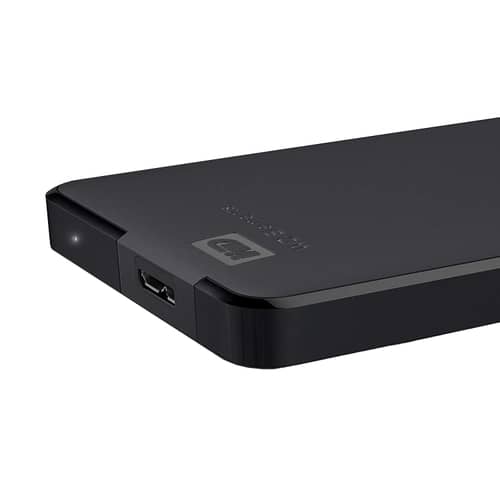 Disco Externo HDD WESTERN DIGITAL Elements 1TB USB 3.0 Tipo A Negro