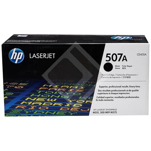 Cartucho de toner 507A Negro LaserJet