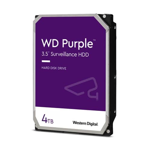 Disco Interno HDD WESTERN DIGITAL Purple 4TB 3.5" SATA 3.0 5400rpm