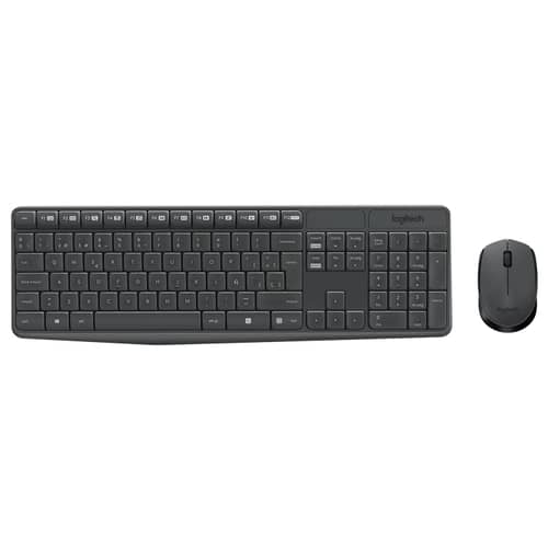 Combo Teclado y Mouse Inalámbrico LOGITECH MK235 Negro